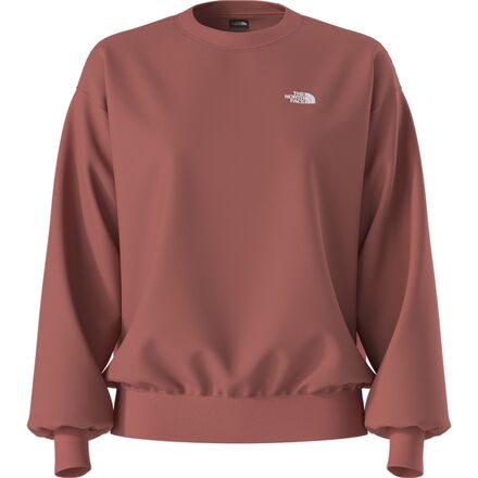 Evolution Embroidered Oversized Crew Sweatshirt - Women's