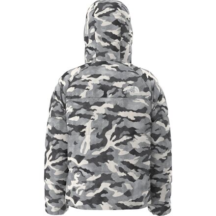 The North Face - North Print Down Hooded Jacket - Boys'