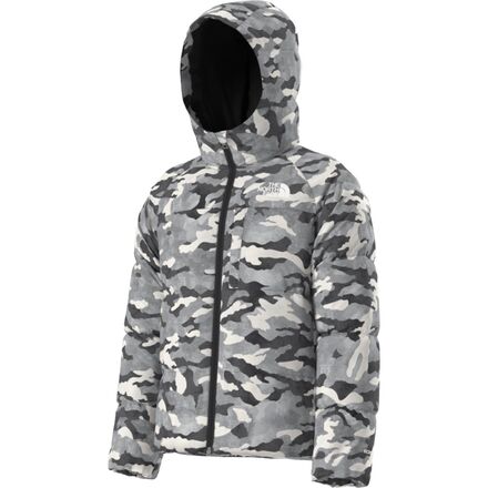 The North Face - North Print Down Hooded Jacket - Boys'