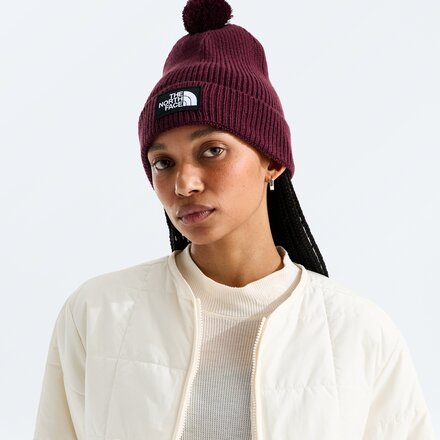 The North Face - Logo Box Pom Beanie