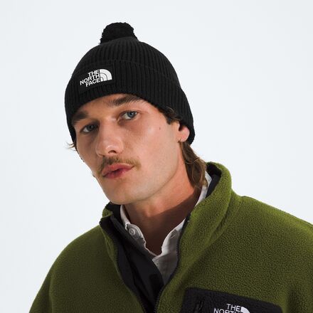The North Face - Logo Box Pom Beanie