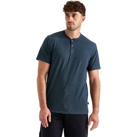 Tri-Blend Short-Sleeve Henley - Men's