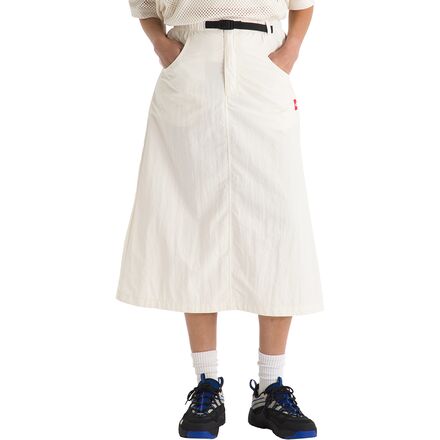 TNF Red Box Nylon Belted Skirt - Women's