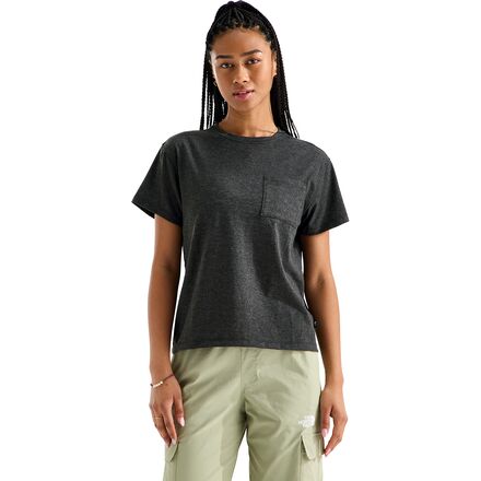 Tri-Blend Short-Sleeve Pocket T-Shirt - Women's