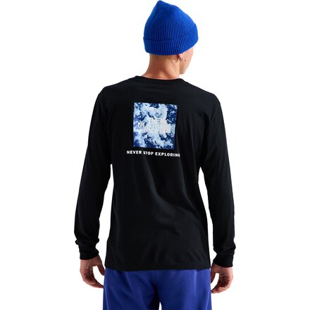 Evolution Granitic Rock Print Box NSE Reg LS T-Shirt - Men's