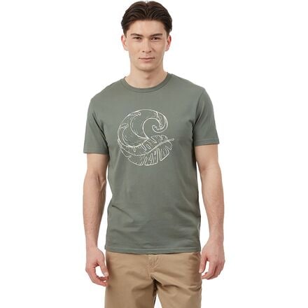 Tentree - Palm Wave T-Shirt - Men's - Agave Green