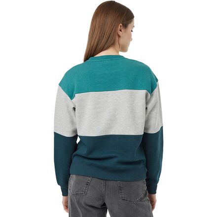 Tentree - TreeFleece Blocked Crew Sweater - Women's