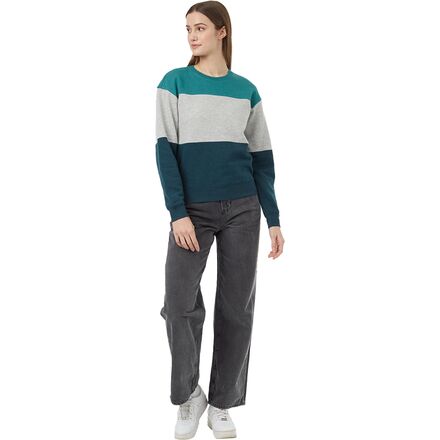 Tentree - TreeFleece Blocked Crew Sweater - Women's