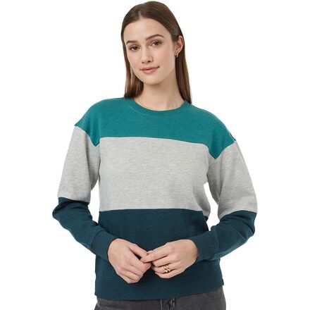 Tentree - TreeFleece Blocked Crew Sweater - Women's