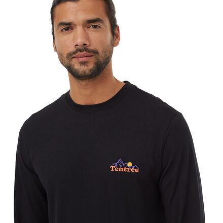 Tentree - Mountain Wordmark Long-Sleeve T-Shirt - Men's
