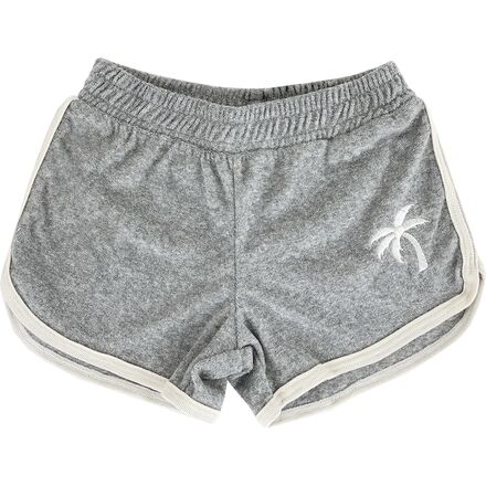 Tiny Whales - Jackie Dolphin Shorts - Girls' - Gray Terry Loop