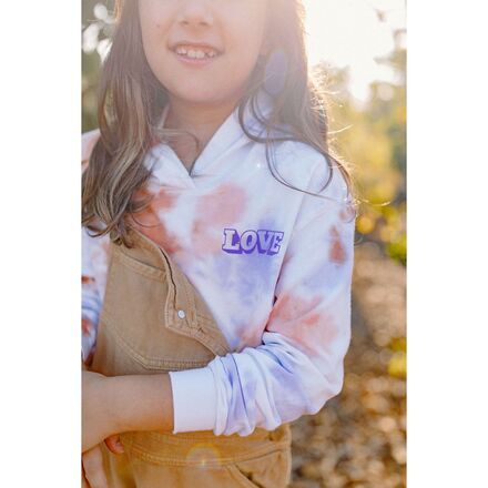 Tiny Whales - Peace and Love Sweatshirt - Girls'
