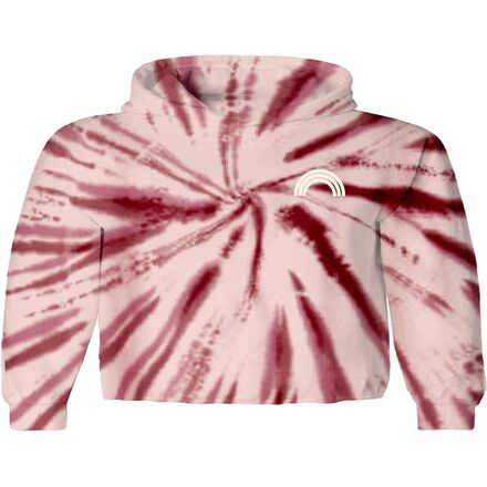 Tiny Whales - Pink Skies Sweatshirt - Toddler Girls' - Pink/Maroon Tie Dye