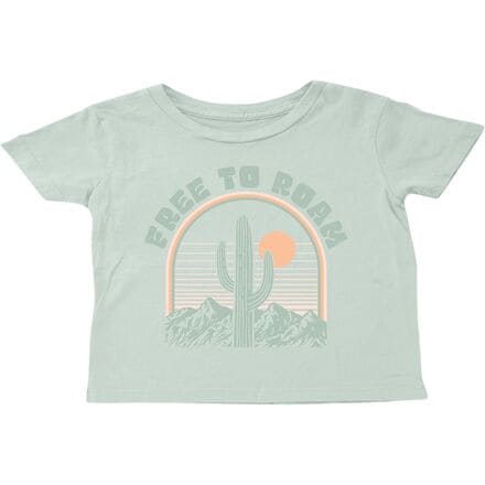 Tiny Whales - Free To Roam Boxy T-Shirt - Toddlers' - Cactus
