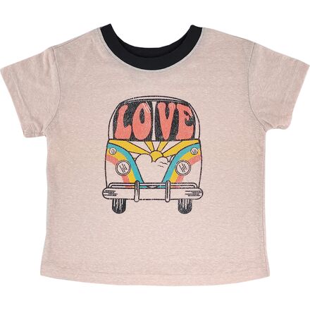 Tiny Whales - Love Bus Boxy T-Shirt - Girls' - Mineral Rose