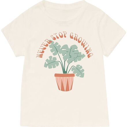 Tiny Whales - Never Stop Growing T-Shirt - Kids' - Natural