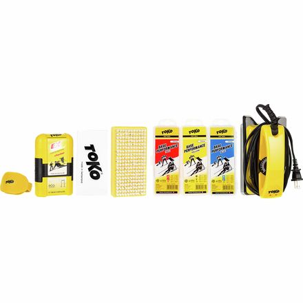 Toko - All-Inclusive Ski and Snowboard Wax Kit - Black/Yellow