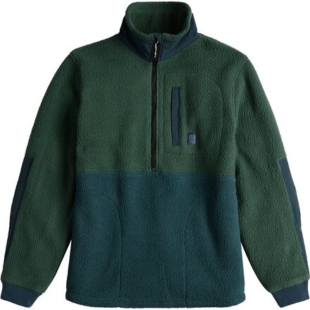 Topo Designs - Mountain Fleece Pullover Jacket - Men's - Forest/Pond Blue