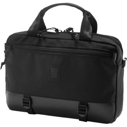 Topo Designs - Commuter 15L Briefcase - Ballistic Black/Black Leather