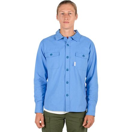 Topo Designs - Field Twill Shirt - Men's - Mid-Blue