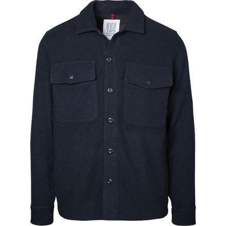 Topo Designs - Wool Shirt - Men's - Navy