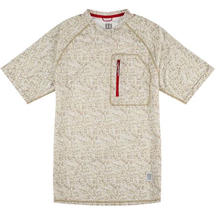 Topo Designs - River Short-Sleeve T-Shirt - Men's - Natural Terrazzo