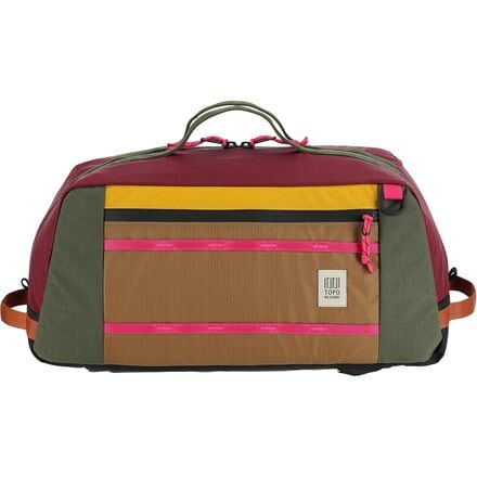 Topo Designs - Mountain 40L Duffel Bag - Burgundy/Dark Khaki