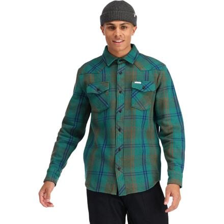 Topo Designs - Mountain Heavyweight Shirt - Men's - Green/Earth Plaid