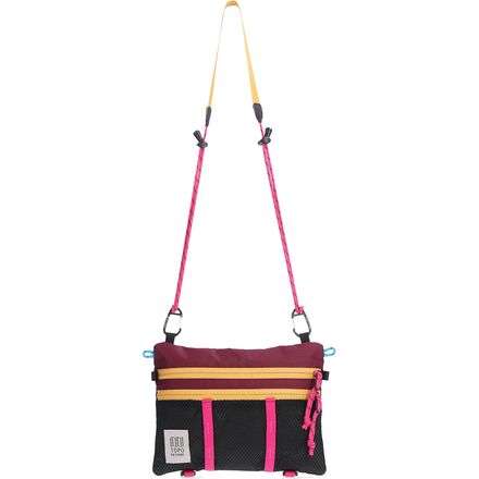 Topo Designs - Mountain Accessory Shoulder Bag - Olive/Burgundy