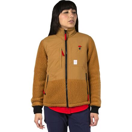 Topo Designs - Subalpine Fleece Jacket - Women's - Khaki/Khaki