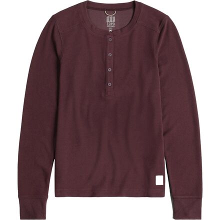 Topo Designs - Global Waffle Henley - Women's