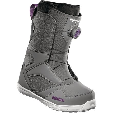 ThirtyTwo - STW BOA Snowboard Boot - 2022 - Women's - Grey/Purple