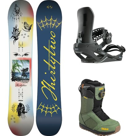 Permanent Vacation w/ Shifty BOA + T32M FASE Snowboard Pkg