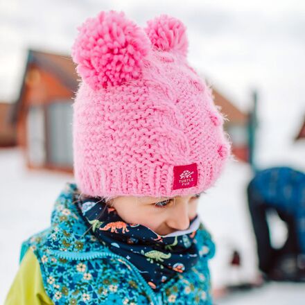 Turtle Fur - Fluff Balls Beanie - Little Girls'