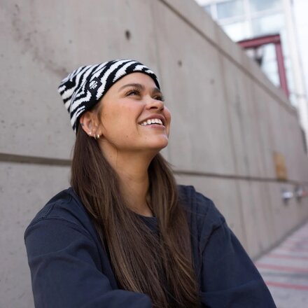 Turtle Fur - Recycled Zebralicious Beanie - Women's