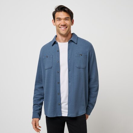 TravisMathew - Cloud Waffle Button Shirt - Men's