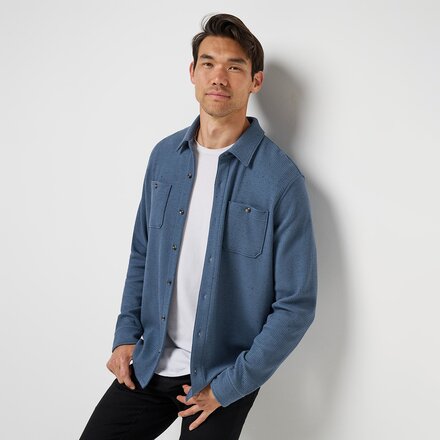 TravisMathew - Cloud Waffle Button Shirt - Men's