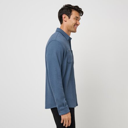 TravisMathew - Cloud Waffle Button Shirt - Men's