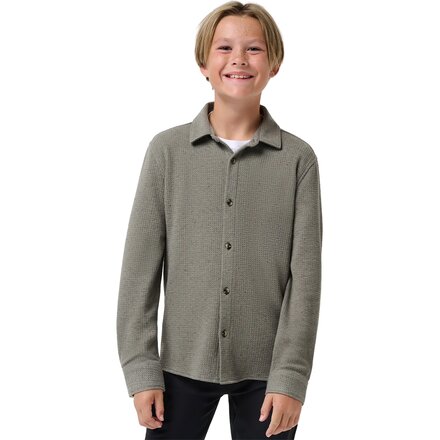 Cloud Waffle  Button Up Shirt - Kids'