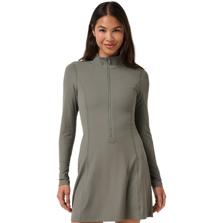 Pulse Long-Sleeve Zip Dress - Women's