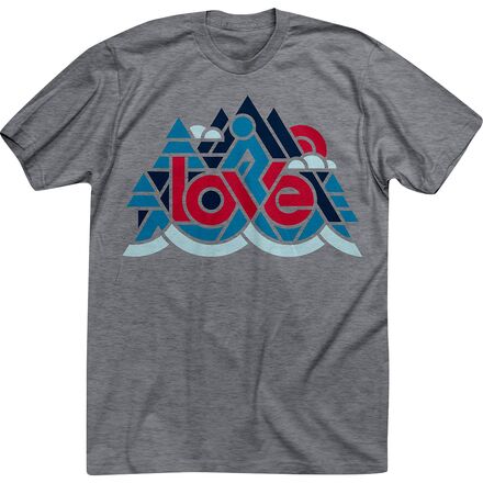 Twin Six - Bike Love T-Shirt - Men's - Heather Gray