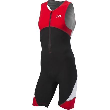 TYR - Padded Carbon Front Zip Tri Suit - Men's