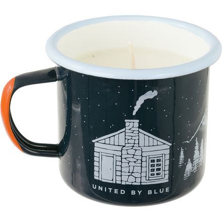 United by Blue - Mountain Cabin Enamel Candle Mug