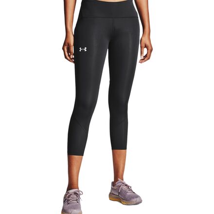 Under Armour - Fly Fast 2.0 HG Crop Tight - Women's - Black/Black/Reflective