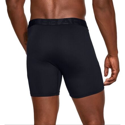  UA Tech 6in 2 Pack, Black - men's underwear