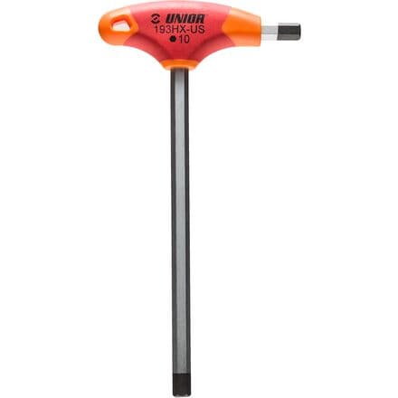 Unior - T-Handle Hex Wrench - Red/Orange