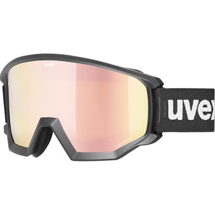 Uvex - Athletic Goggles - Black Matte/Mirror Orange S2
