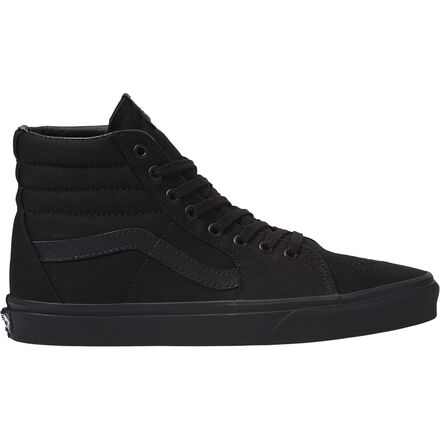 vans sk8 hi black white suede mens trainers