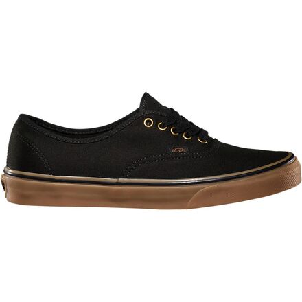 vans authentic black brown gum