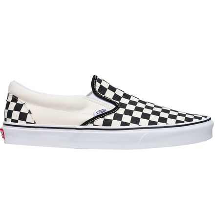 Vans - Classic Slip-On Shoe - Black And White Checker/White